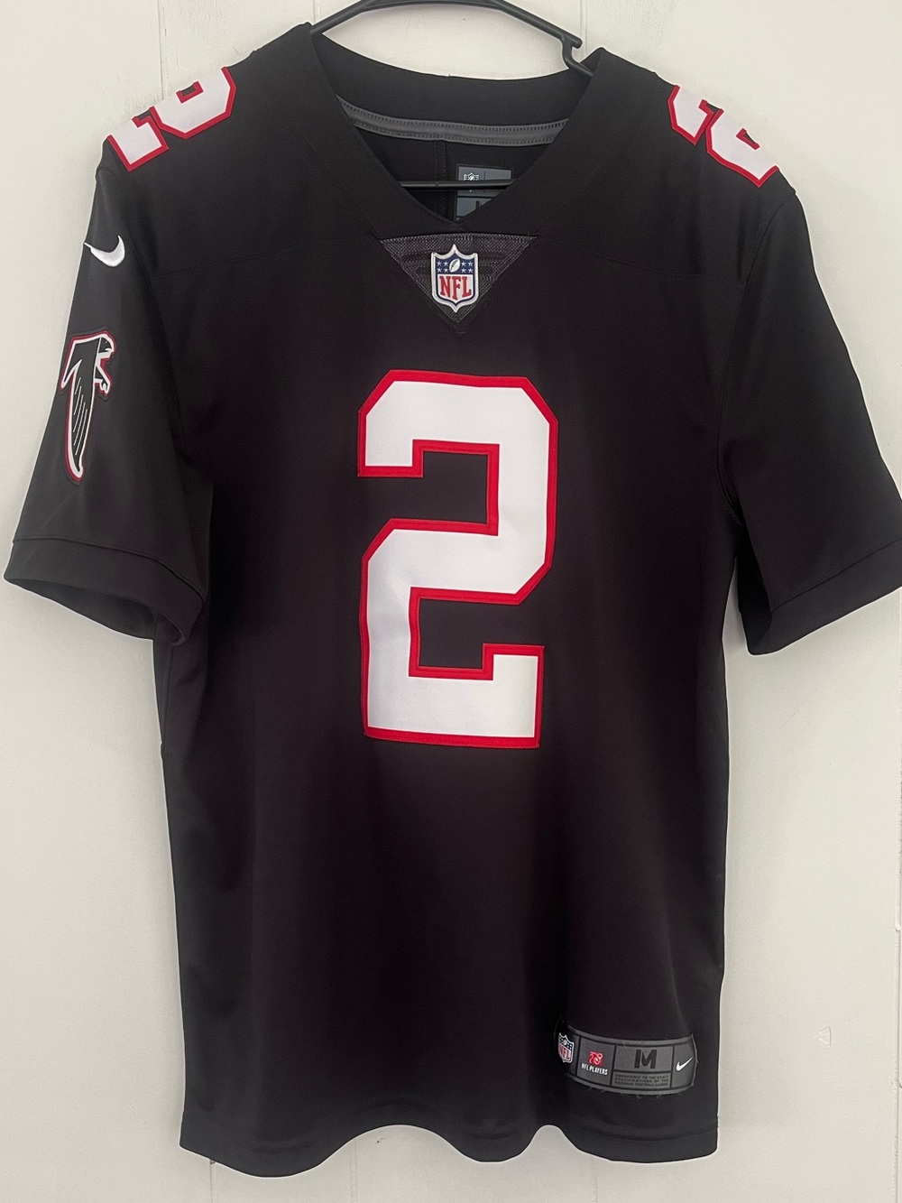 Nike Matt Ryan Atlanta Falcons Black Jersey Dri-Fit On Field Size Medium